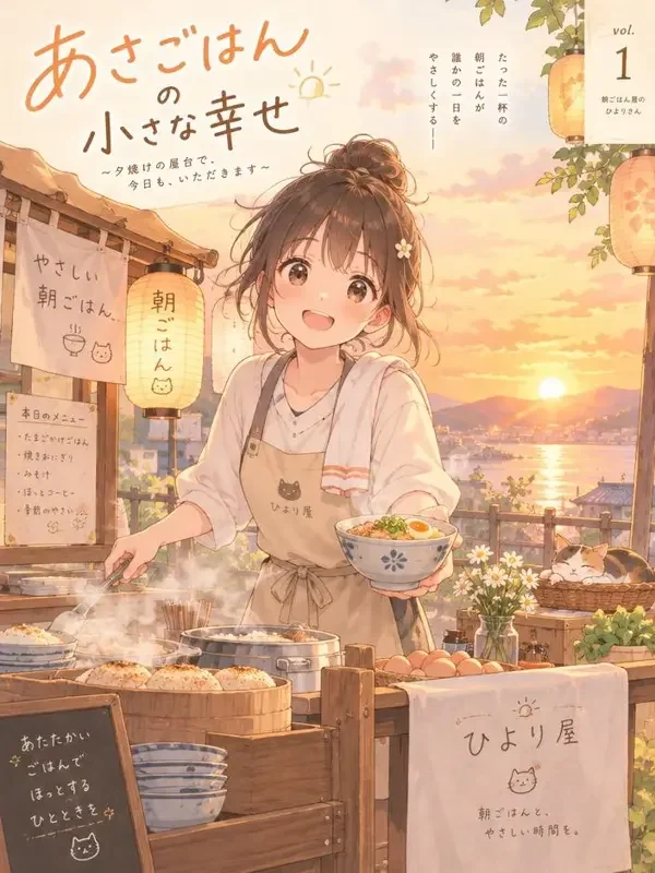 韩漫黄《晚霞早点铺》封面 - 日常精品漫画